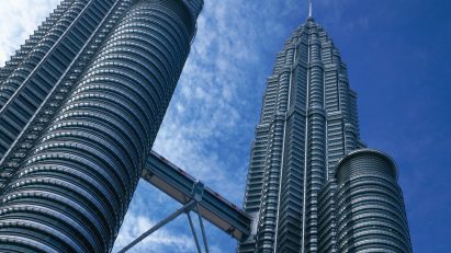 Petronas Towers from ground