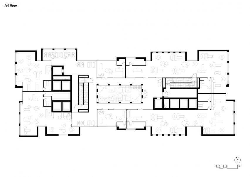 Plan of Puzzle Tirana by NOA and Atelier4