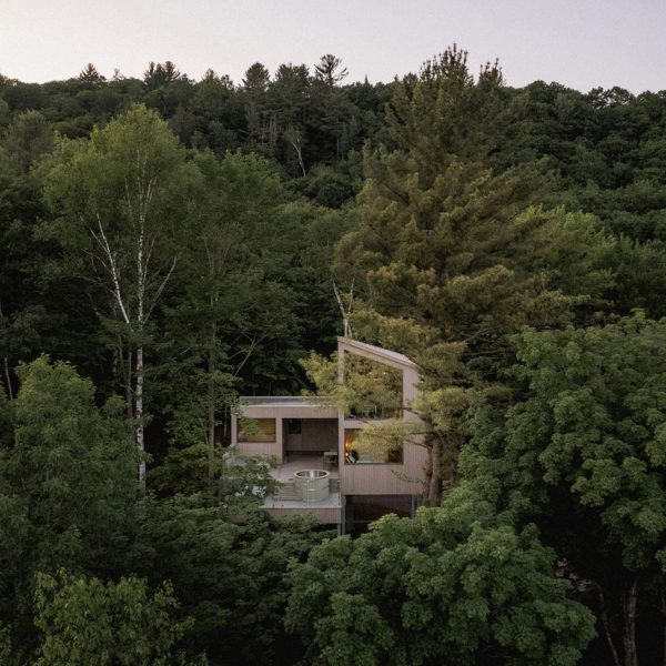 Remote house in deep forest