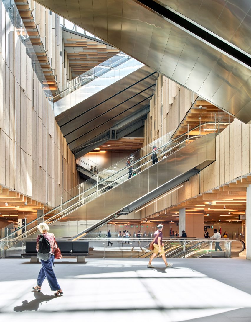 Saint Denis Pleyel station by Kengo Kuma