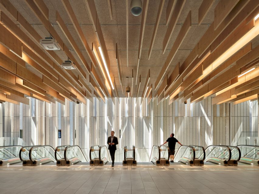 Saint Denis Pleyel station by Kengo Kuma