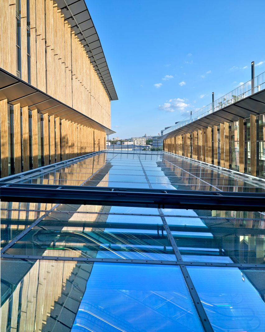 Saint Denis Pleyel station by Kengo Kuma
