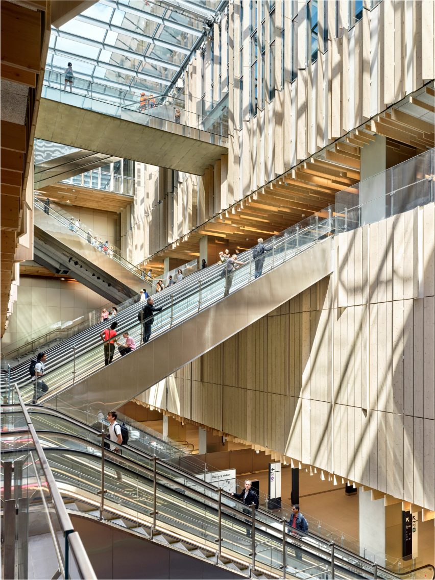 Saint Denis Pleyel station by Kengo Kuma