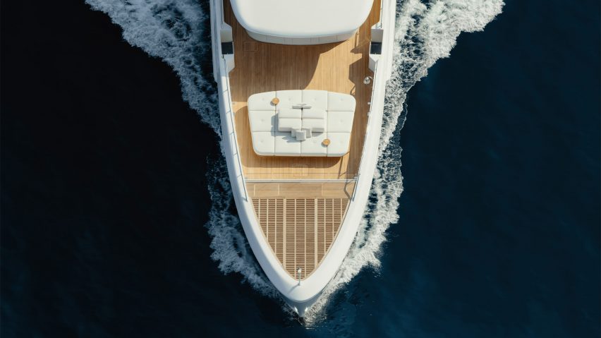 Sanlorenzo 50Steel seen from above