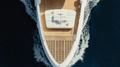 Sanlorenzo 50Steel seen from above
