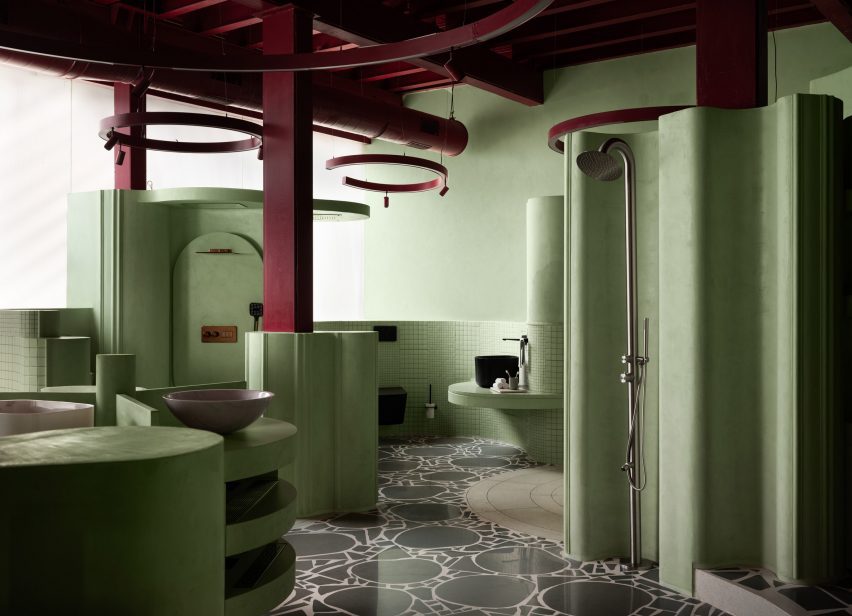 Sorbet bathroom showroom in Mumbai by MuseLAB