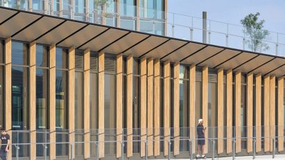 Saint Denis Train Station by Kengo Kuma