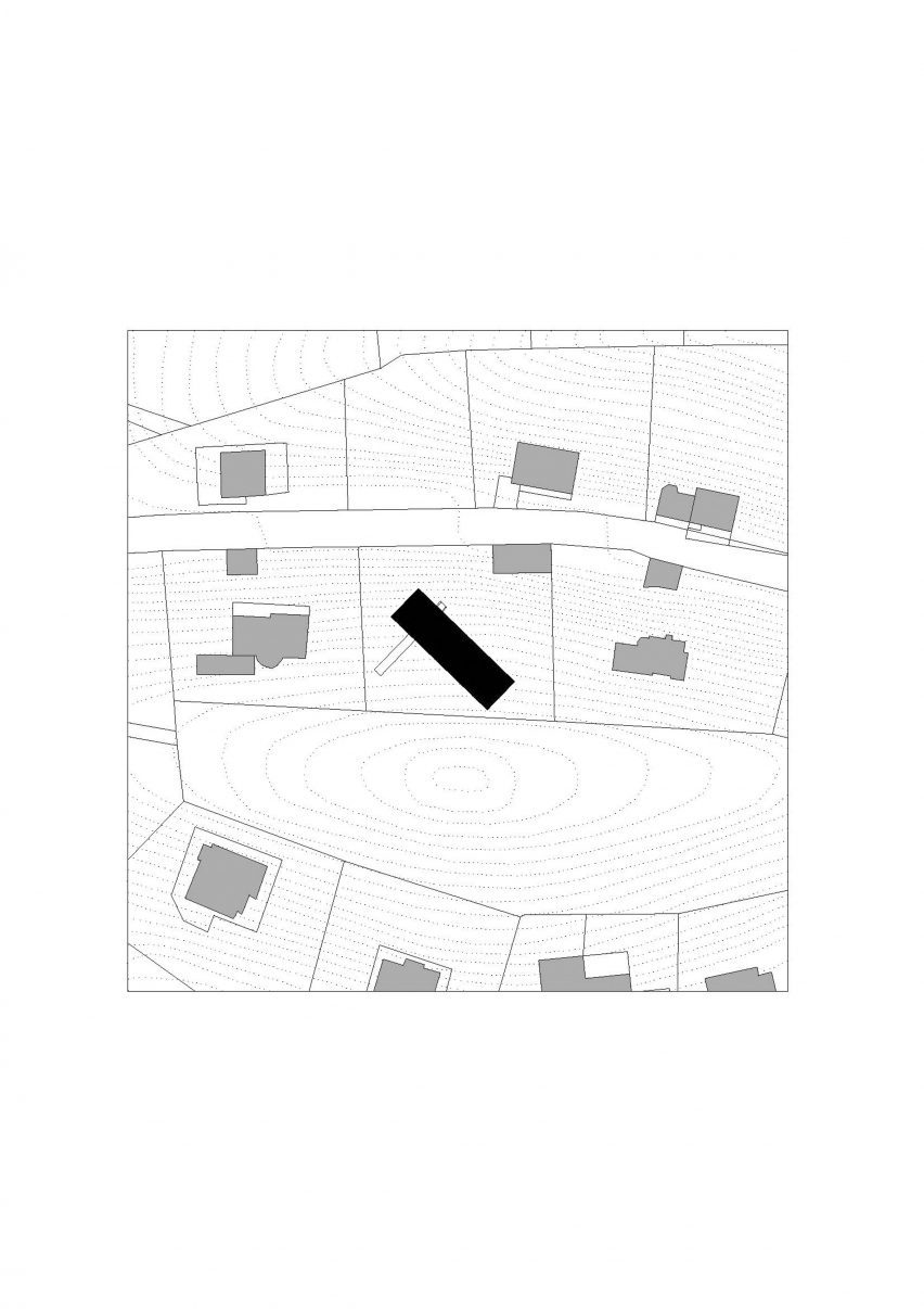 Site plan Villa Sidonius by Stempel & Tesar