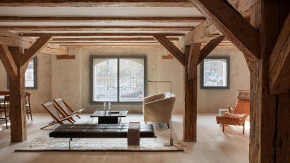 Warehouse apartment living area