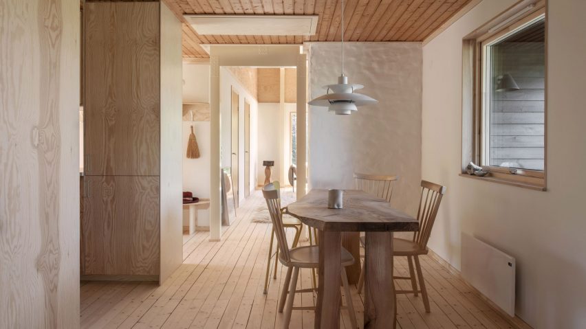 Interior of Torö summer house