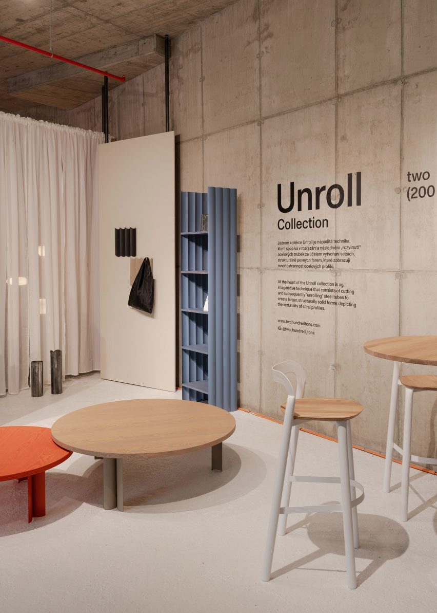 Unroll furniture collection by Two Hundred Tons