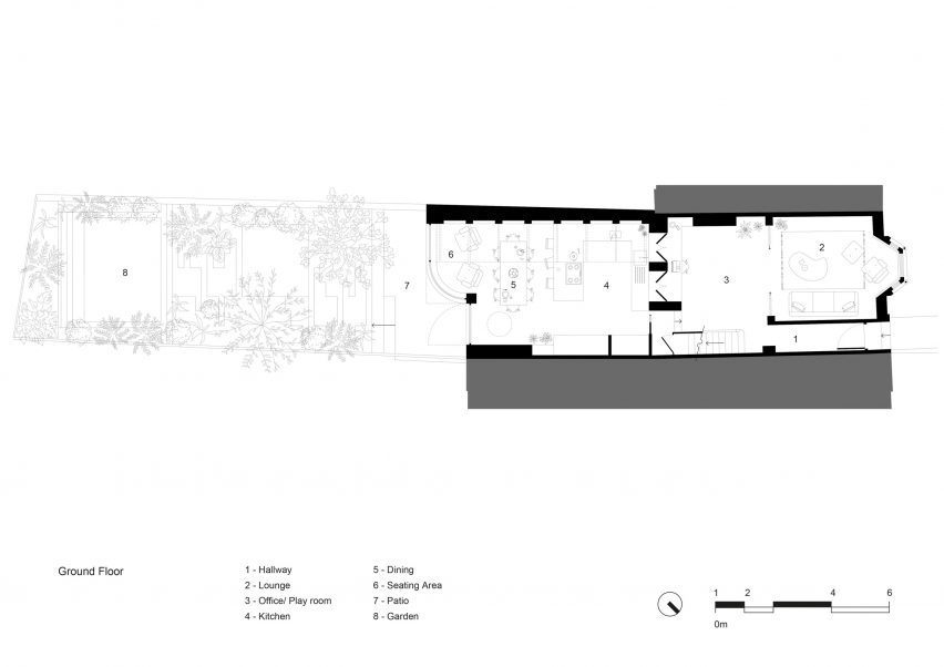 Floor plan of Verdant House in London by CAN