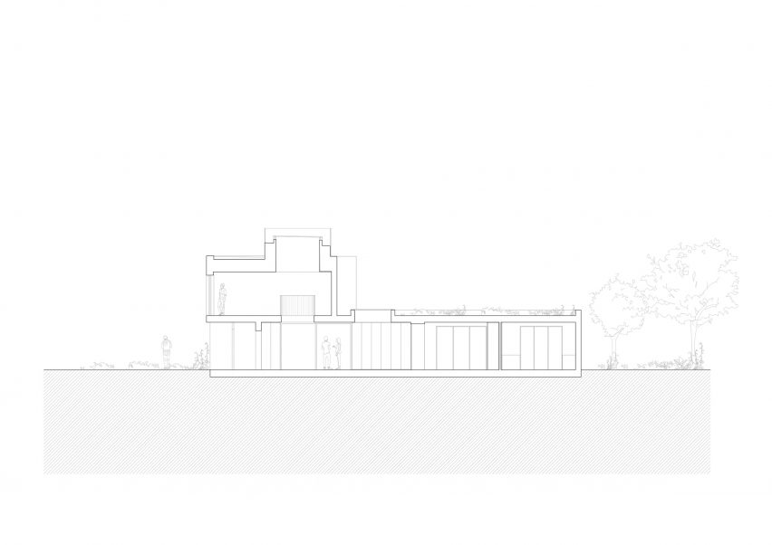 Section of Wimbledon home by Jason Good Architecture
