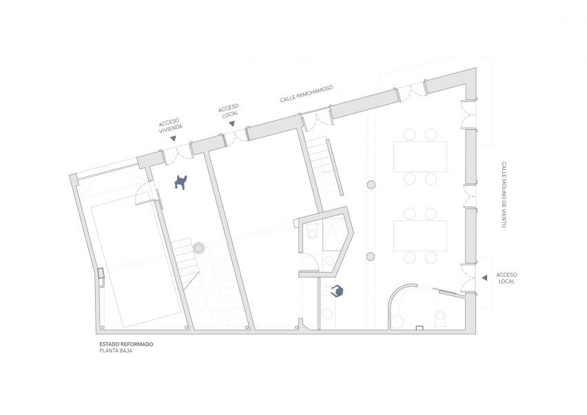 Plan of House M by X Studio