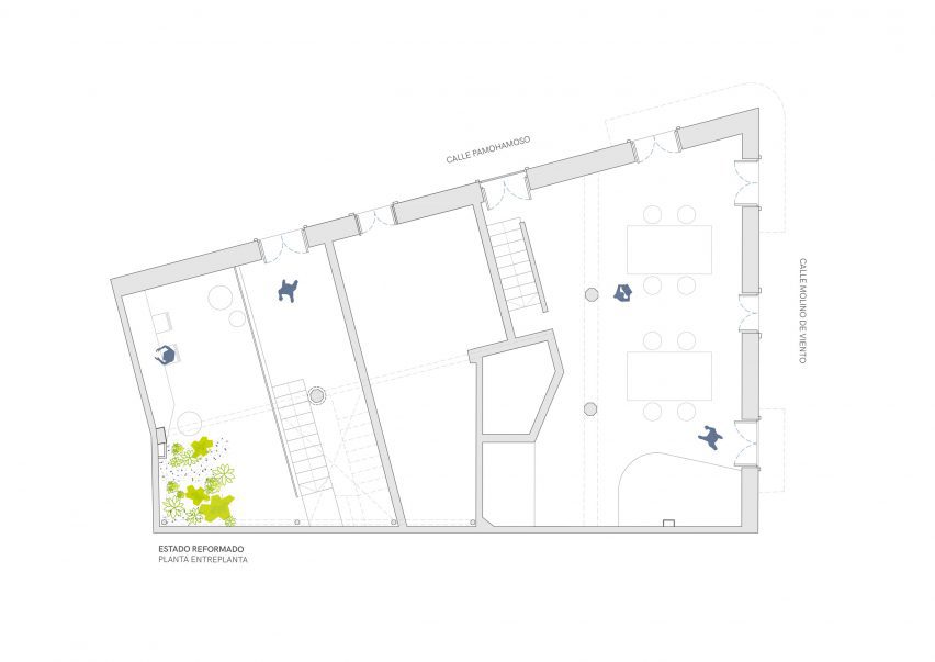 Plan of House M by X Studio
