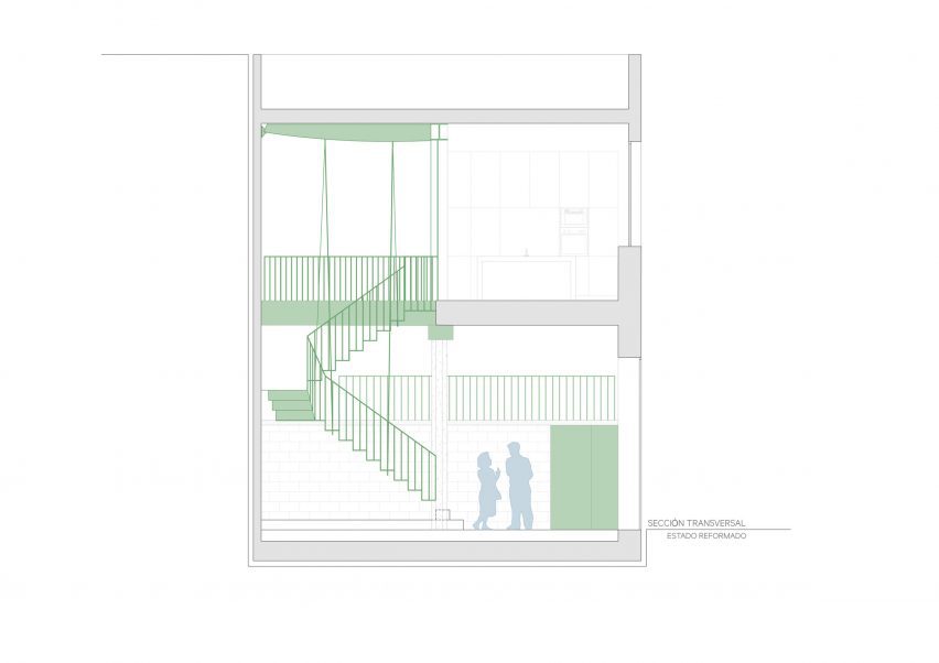Section of House M by X Studio