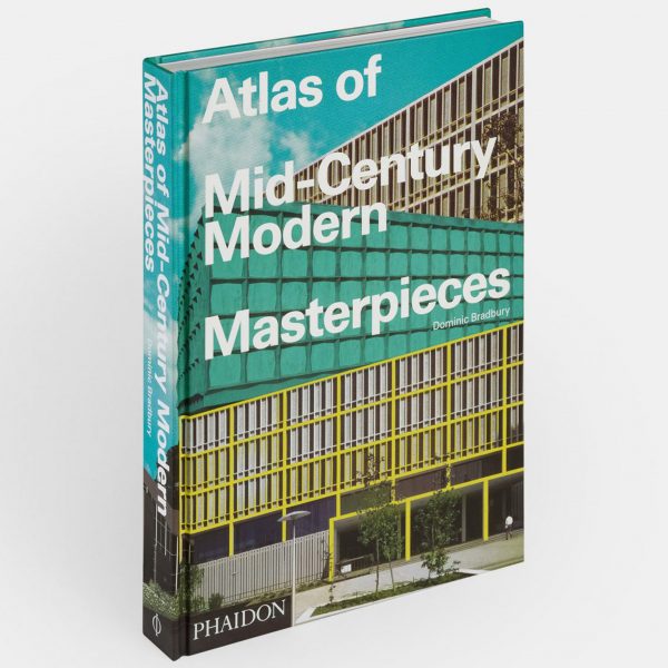2024 top architecture books: Atlas of Mid-Century Modern Masterpieces by Dominic Bradbury