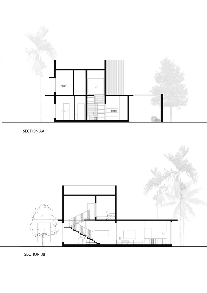 Sections Nyori House by 3dor Concepts