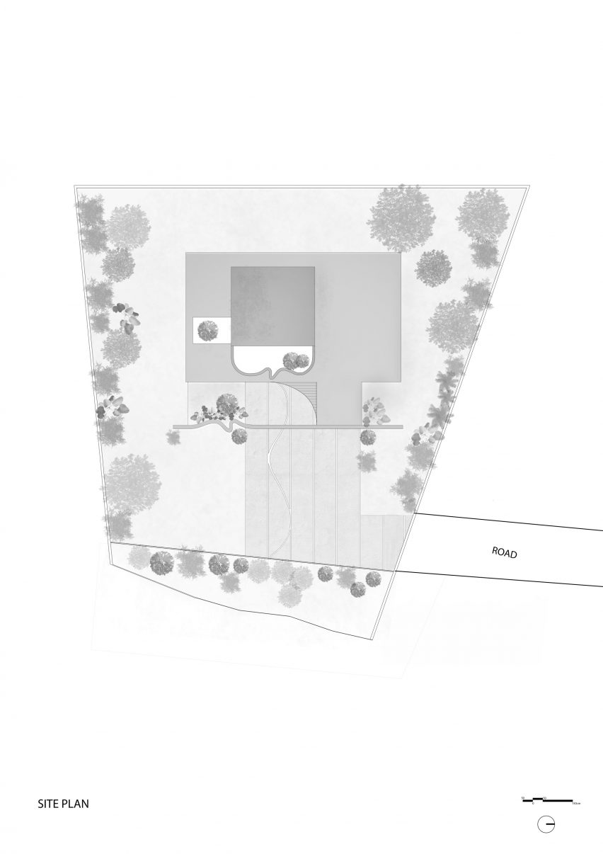 Site plan Nyori House by 3dor Concepts