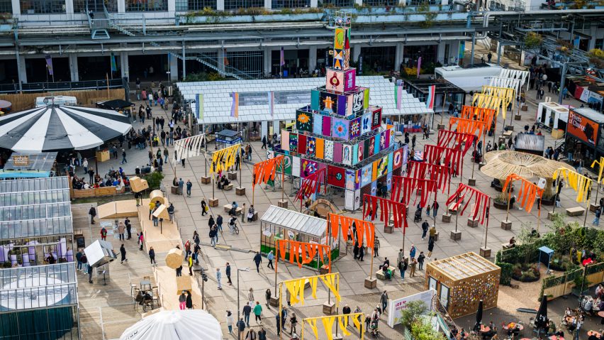 Photo of installation in Eindhoven, The Netherlands