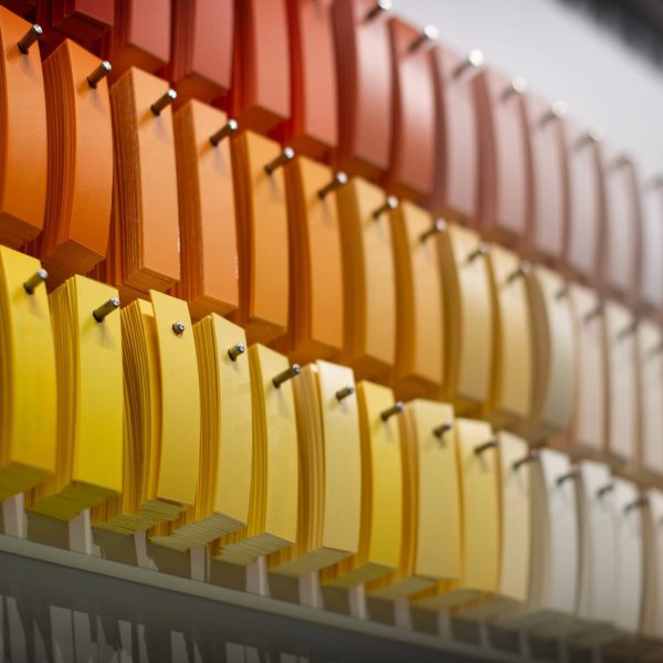Photo of colour samples