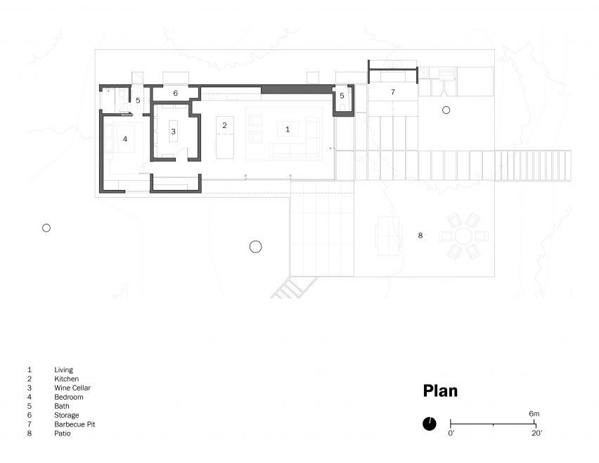 Cabin Plan Lakeside retreat by Miró Rivera Architects