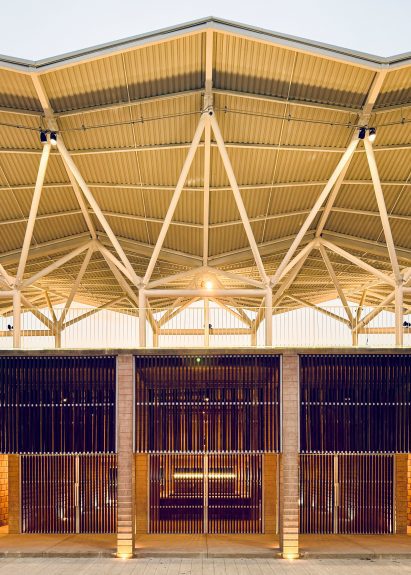 Roof of Mexican Grandstand by Aidia Studio