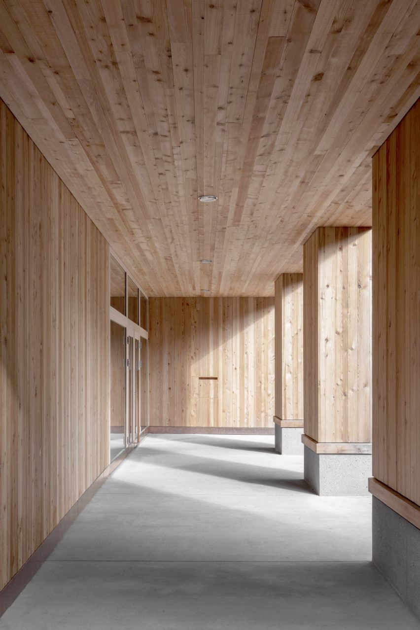 School in Au by Bernardo Bader Architekten