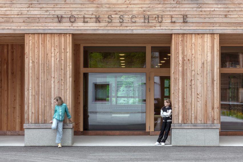 School in Au by Bernardo Bader Architekten