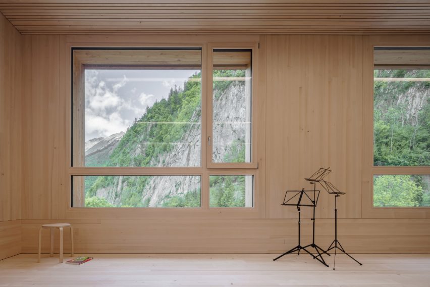 School in Au by Bernardo Bader Architekten