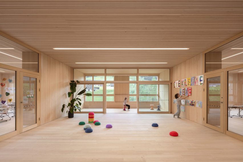 School in Au by Bernardo Bader Architekten
