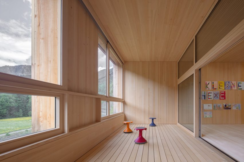 School in Au by Bernardo Bader Architekten