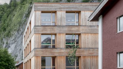 School in Au by Bernardo Bader Architekten