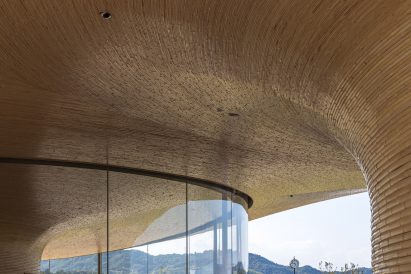 Bamboo community centre in Japan