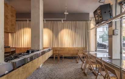 Seating in listening bar Romania