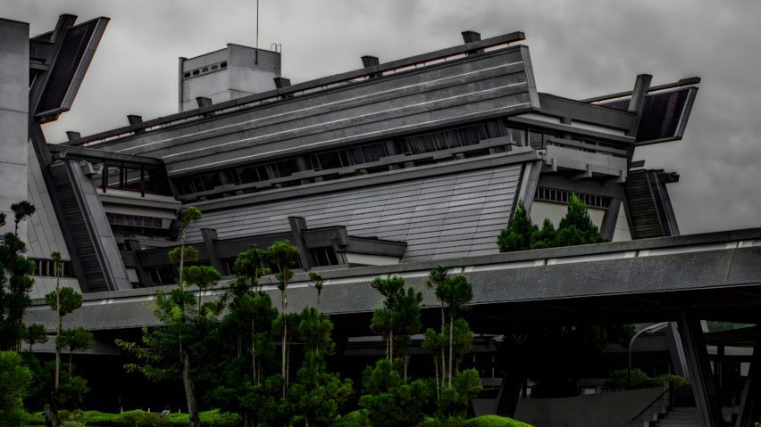 Brutalist Japanese building