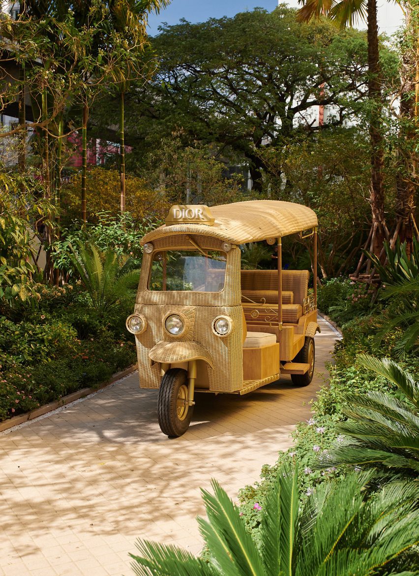 Dior Golden House concept store in Bangkok
