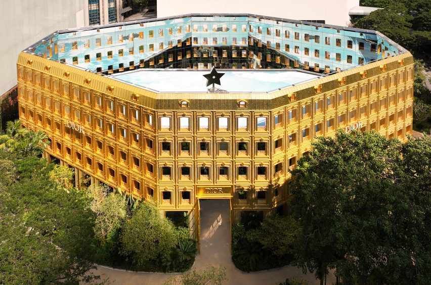 Dior Golden House concept store in Bangkok
