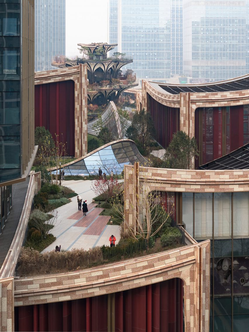 Xi'an Centre Culture Business District by Heatherwick Studio