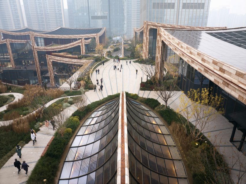 Xi'an Centre Culture Business District by Heatherwick Studio