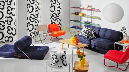 Photo of the IKEA Byakorre aka Guide/Enteri shelf sitting within a living room