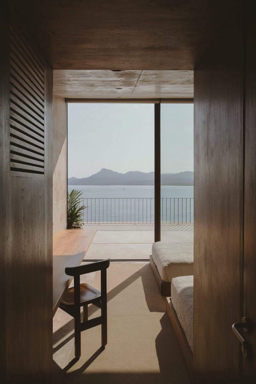 Mexican cliffside house
