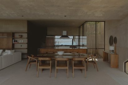 Mexican cliffside house