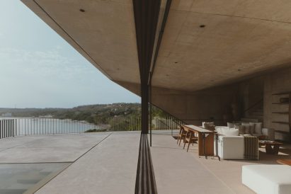 Mexican cliffside house