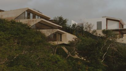 Mexican cliffside house