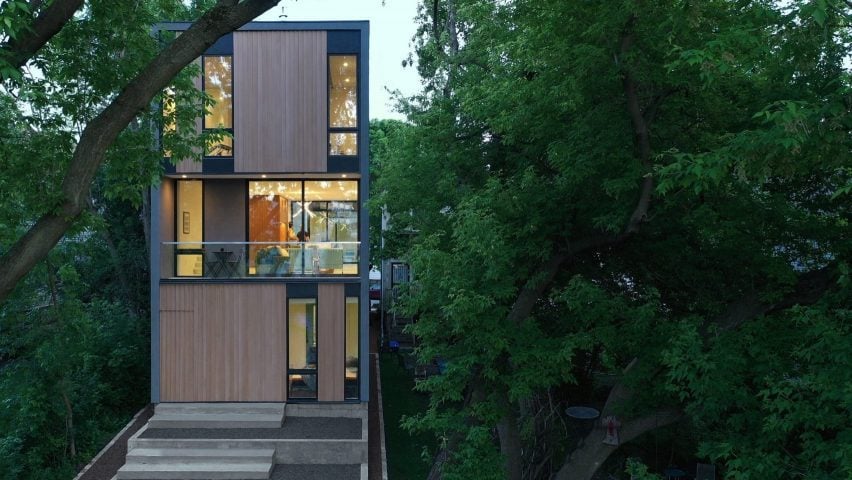 Curtain House in Milwaukee by Johnsen Schmaling Architects