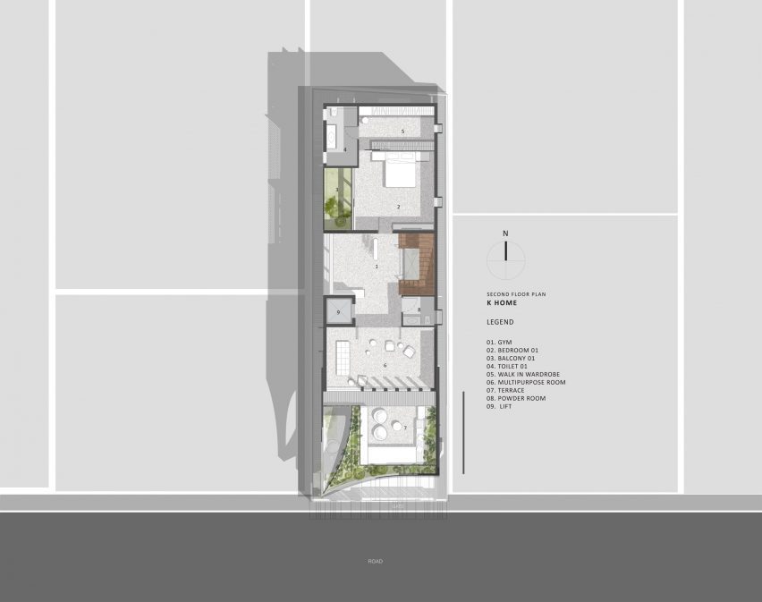 Plan of K-Home by Cadence Architects