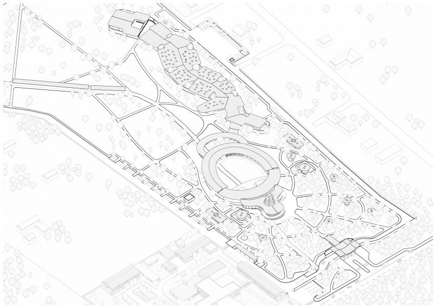 Axonometric CCSE by Kere Architecture