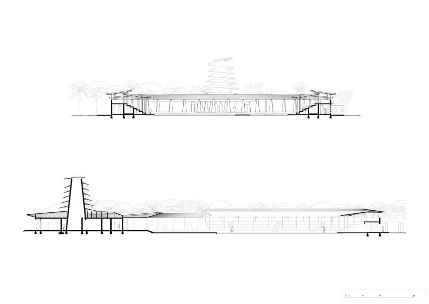 Tower section CCSE by Kere Architecture