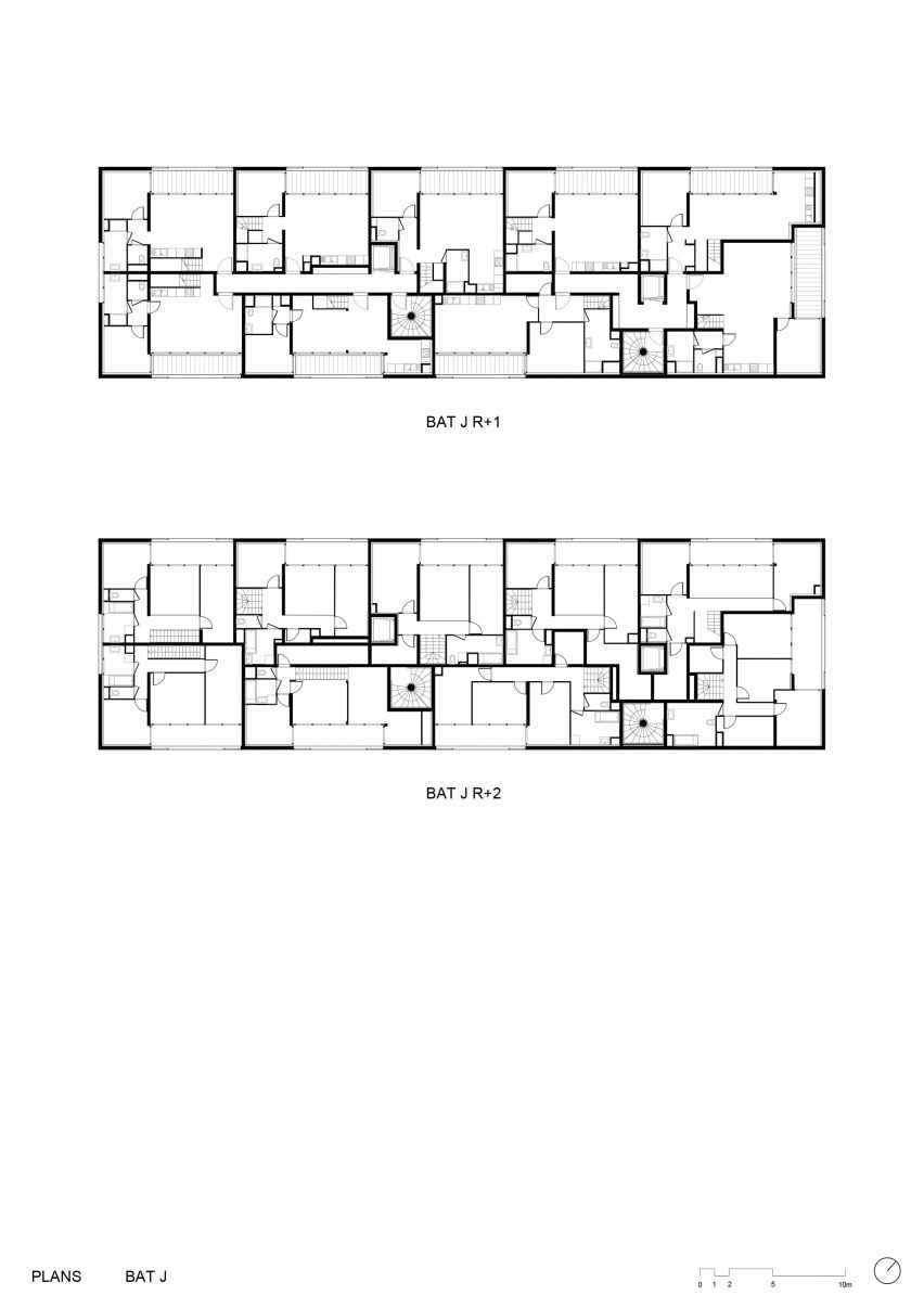Plan of Amédée Saint-Germain district by Local Architecture Network